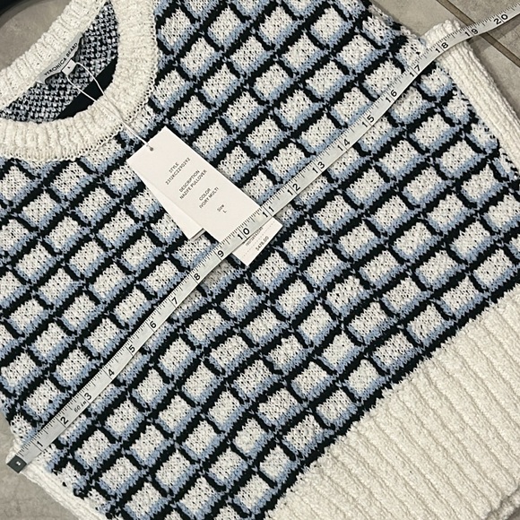 NEW $478 Veronica Beard Nazife sweater tank large - Picture 9 of 10